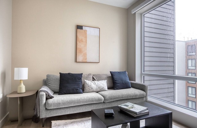 Hip Brighton Jr 1BR w/ Gym & In-Unit W/D, on the River, by Blueground