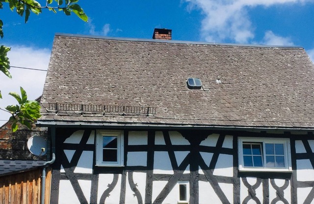 histórica casa de entramado de madera en el corazón de la Westerwald