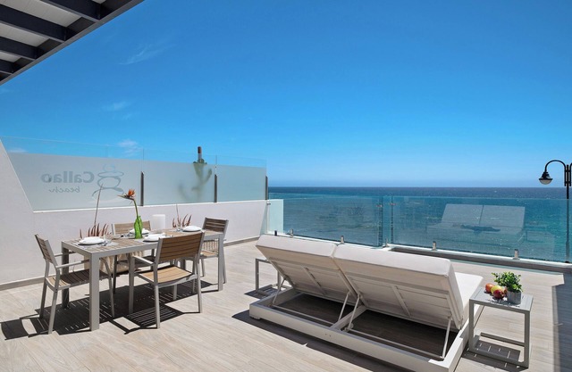 Apartamento "Callao Beach 7" con vista al mar, terraza y Wi-Fi