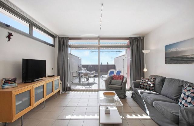 Apartamento de vacaciones 'Casa Médano 25 En El Médano' con vistas al mar, terraza y Wi-Fi