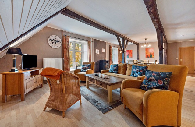 Apartamento 'Das Eulennest' con terraza y jardín compartidos