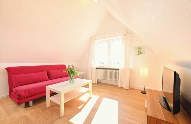 Apartamento vacacional 'Dinkelbach Landhaus 1 B Sommerfeeling' con vistas al lago y Wi-Fi