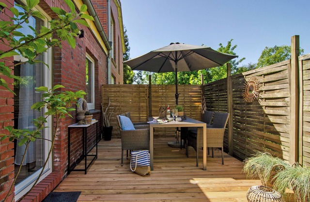 Apartamento "Fahrradland Meer" con terraza privada y Wi-Fi