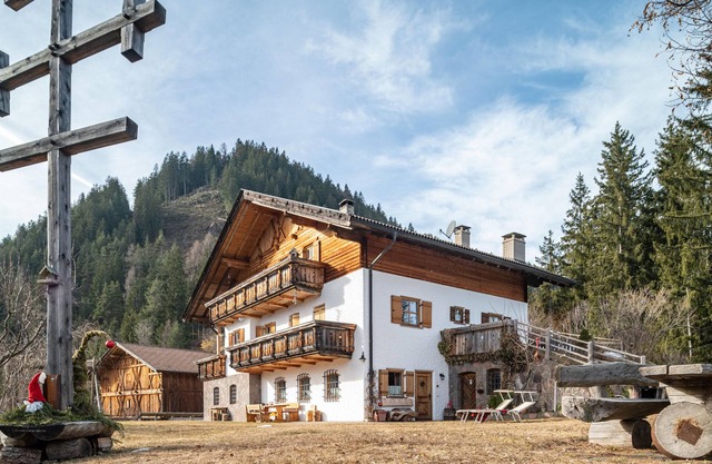 Apartamento vacacional "Thomasegg Hof Linde" con vistas a la montaña, jardín compartido y Wi-Fi