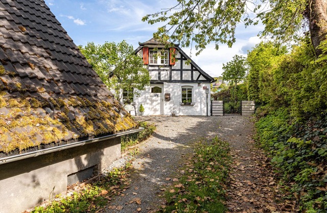 Casa de vacaciones 'Fachwerk 1764' con terraza privada, jardín privado y Wi-Fi
