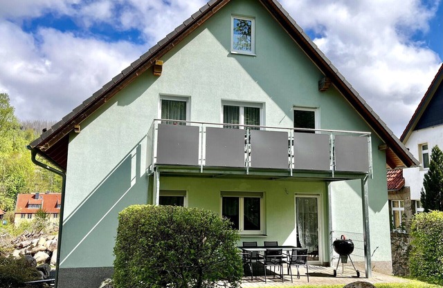 Casa de vacaciones 'Ferienhaus Brockenpfad' con terraza privada, jardín privado y Wi-Fi