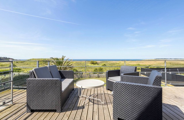 Casa de vacaciones 'Horizon - 3 Ch - 100m Plage' con vistas al mar, terraza privada y Wi-Fi