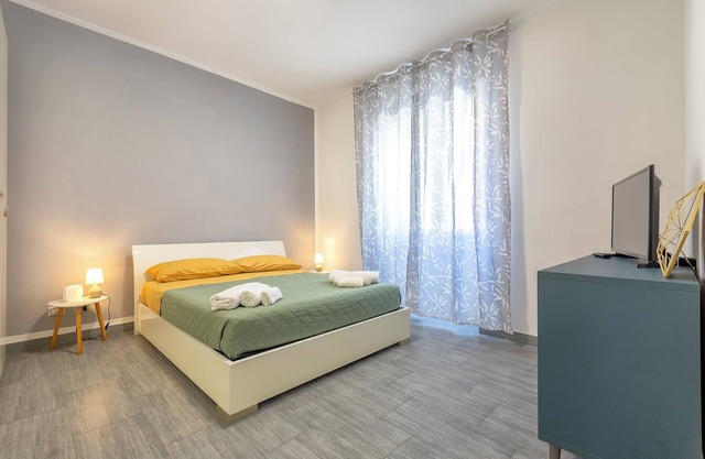 Casa de vacaciones 'Oikos 58' con terraza privada, Wi-Fi y aire acondicionado