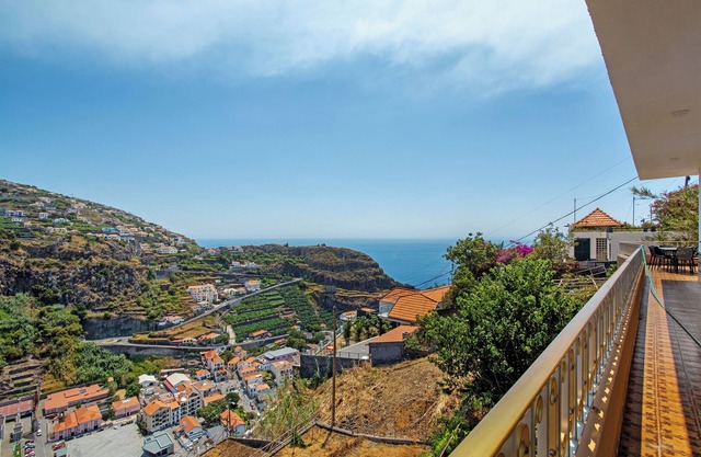 Casa de vacaciones 'Pico The Best View' con vistas al mar, terraza privada y balcón
