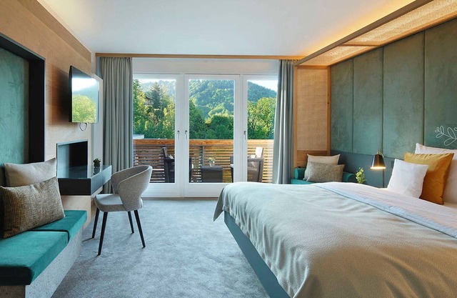 Habitación doble de lujo con vista a la montaña - DAS TEGERNSEE