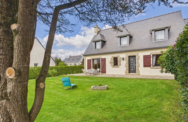 Casa para 6 con jardín, en el centro de Fouesnant