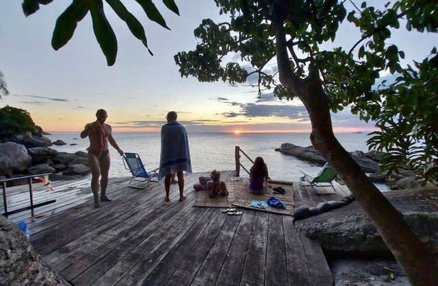 Casa en la costa con acceso exclusivo al mar.