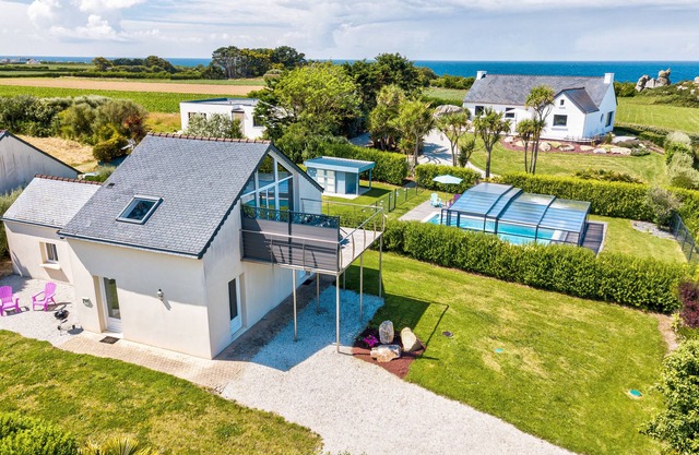 CASA TY AR MOR - 50 metros del mar - Acceso wifi - Piscina climatizada - 3 Clévacances