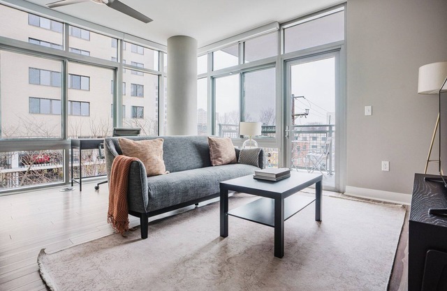 Ideal Bethesda 2BR w/ Gym, Games & Pool, walk to Metro, by Blueground