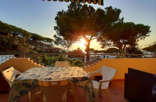 Il tramonto sulla Biodola