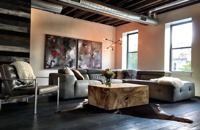 Industrial moderna casa de 3 dormitorios Shadyside