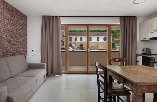 Apartamento 'Villa Fontane Appartamento 2' con vistas a la montaña y Wi-Fi