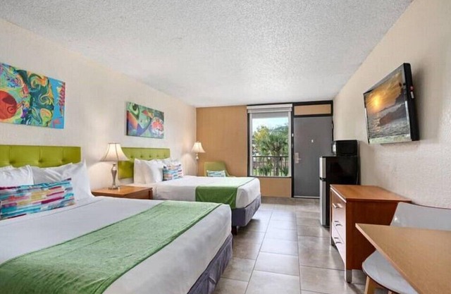 Kissimmee Ideal Room with 2 DBL Beds & Fitness Center