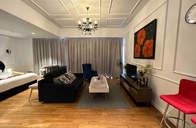 Acogedor estudio en Kuala Lumpur con jardín en la azotea
