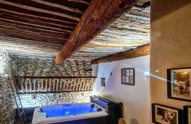 Gîte-Baño con bañera
