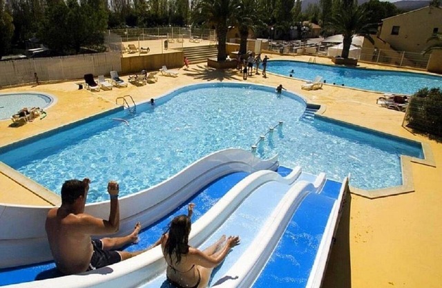 Bungalow "L'Entre t'Air et Mer", piscina, acogedor, playa a 5 km, cerca de Frontignan