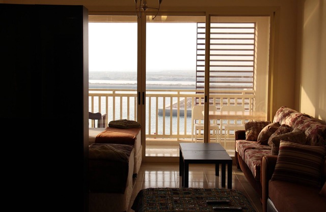 Vista a la laguna privada Apartamento Ras Al Khaimah