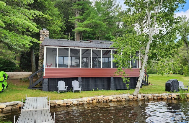 Lago Buel Lakefront Cottage 4 Dormitorio Sólo Trabajo Semana Día izquierda