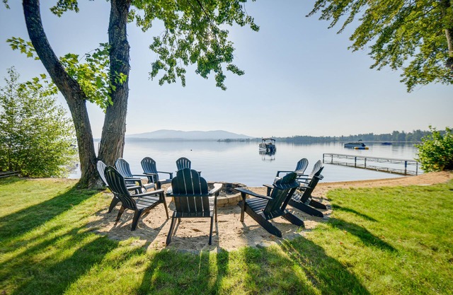 Lakefront Center Ossipee Home w/ Boat Dock!