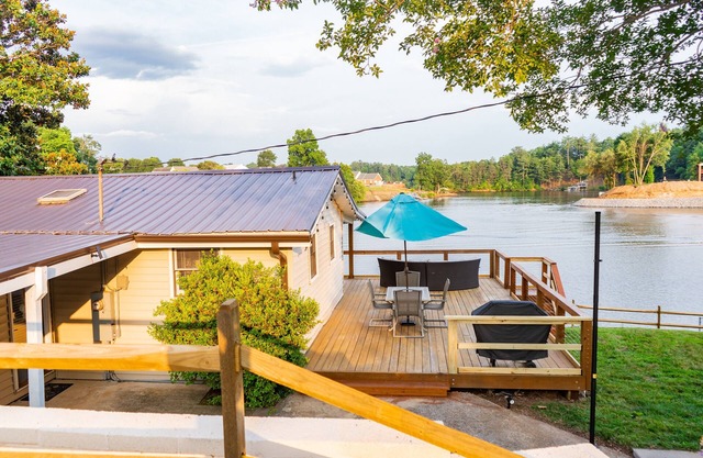 Lakefront Home 25 FT From Water w/ Private Dock, Firepits, Kayaks, & Paddle Boat