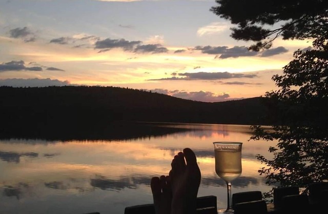 Lakeside Lodge con Rock Chimenea