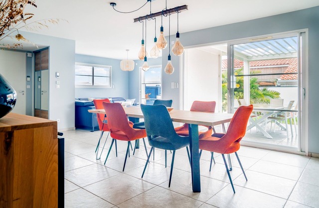 Casa grande y moderna para 6 - Jardin