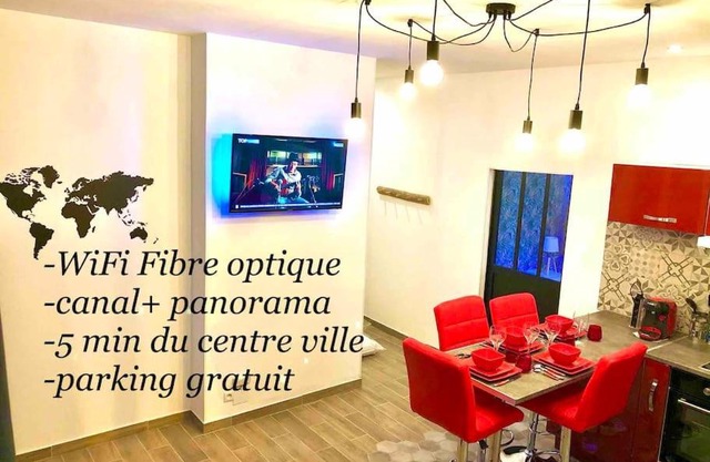 Le Led Room,Centre ville place de parking gratuite