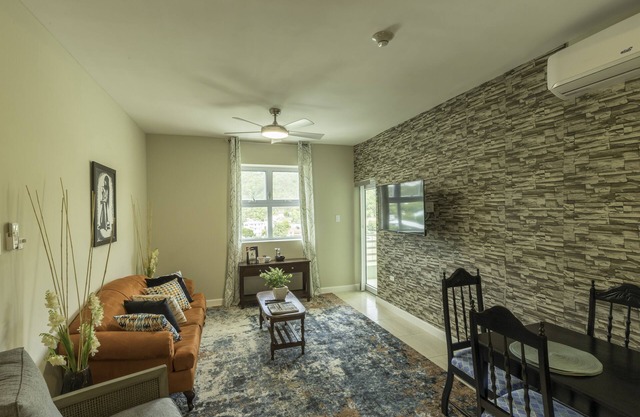 "Le Luxe" Penthouse 2 BR condo w/ AC, WiFi, complimentary Netflix & 24/7 sec