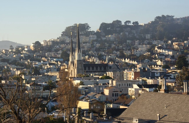 ¡Vive alto sobre San Francisco en Noe Valley! Habitación solar en la azotea