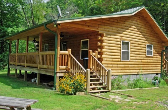 Alquiler Log Cabin w / Hot Tub, Vistas cerca de Harrahs Casino, Cherokee y Bryson City NC