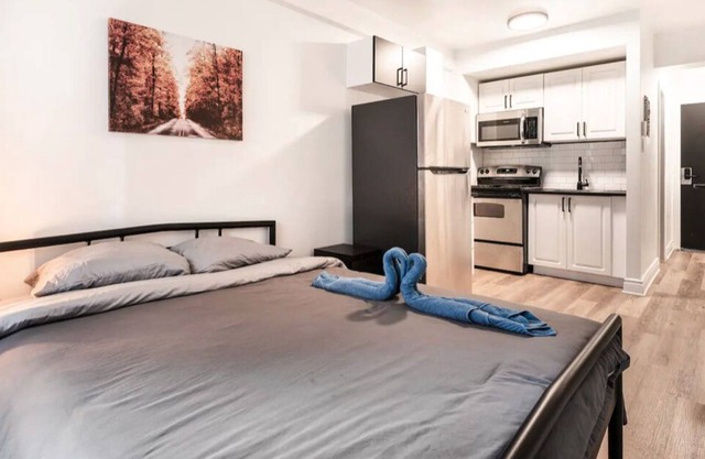 Lovely Brand New Studio w/AC & Balcony