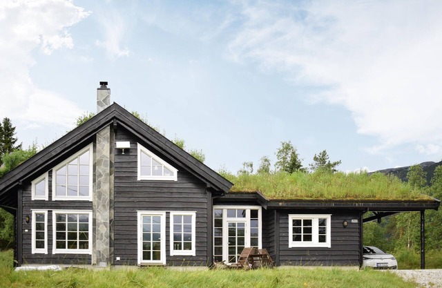 Bonita casa en Vossestrand con WiFi