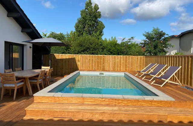 LUTZY Maison moderne au calme piscine