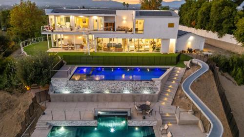 Luxe LA Escape w Pool Views Game Room Alta Vista Estate by AvantStay