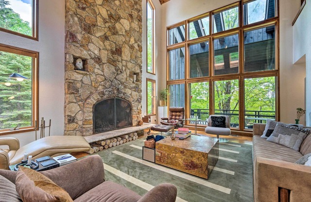 Luxe Plymouth Chalet w/ Indoor Pool & 3 Decks!