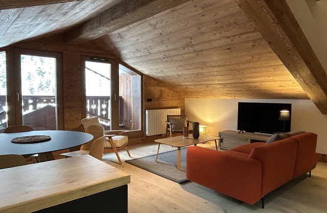 Dúplex nuevo y acogedor con impresionantes vistas, 3 habitaciones, cerca de pistas en Méribel-Mottaret
