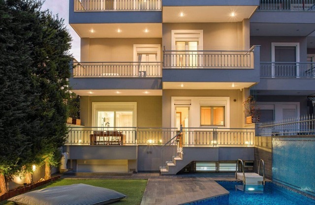 Luxury Athens Villa | Villa Vesper | 5 Bedrooms | Private Pool & Jacuzzi | Sea Views | Close to Beach | Voula