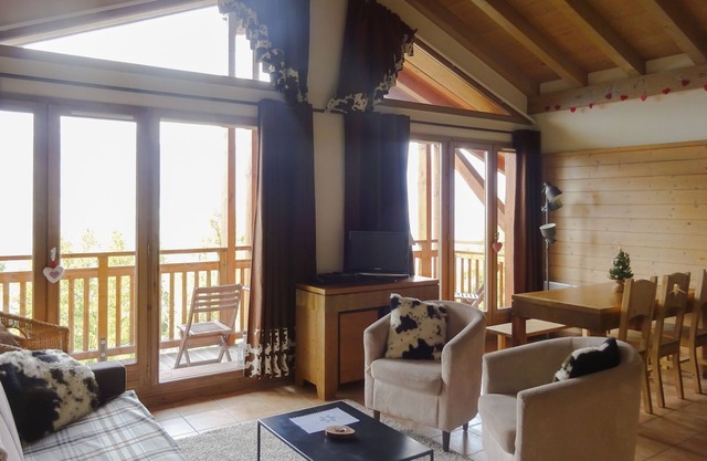Apartamento de lujo con impresionantes vistas al Mont Blanc en el centro de Paradiski