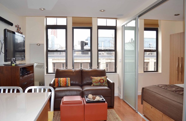 Apartamento contemporáneo de lujo amueblado de 1 habitación con lavadora / secadora cerca de Central Park