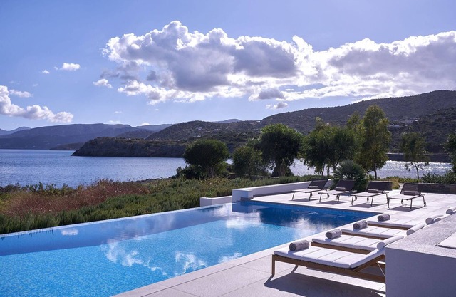 Luxury Seafront Crete Villa | Villa Gigi | 6 Bedrooms | Private Heated Pool | Breathtaking Sea Views | Home Cinema | Unique Location with Direct Access to Beach | Agios Nikolaos