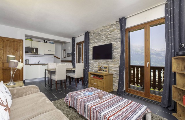 Dúplex-Baño privado con bañera-Balcón-Vue Mont-Blanc - AW 403