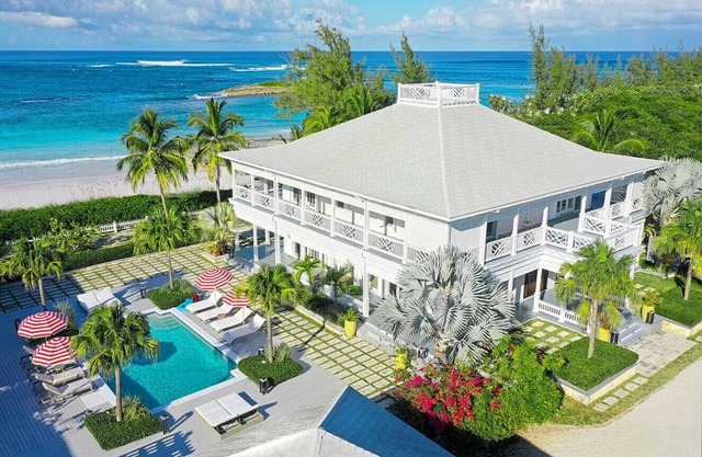 Majestic 9BR Beachfront Estate w/ Private Pool & Back-up Generator