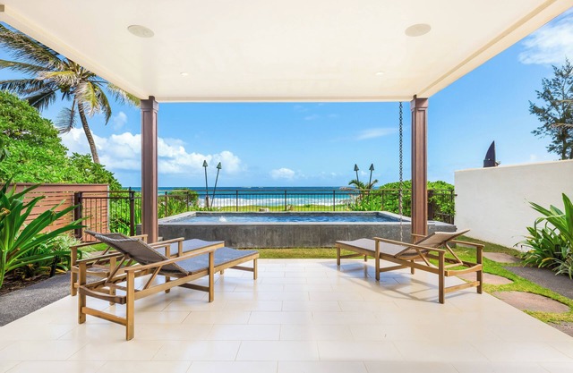 Majestic Mahakea: Oceanfront 4BR Oasis w/ Pool & Lanai by Gather