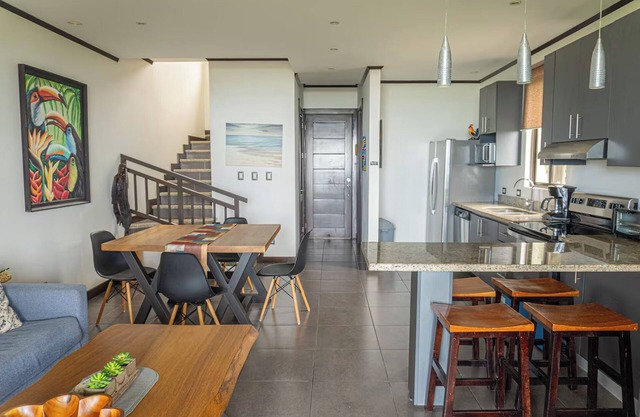 Marisol: Private 2 Bedroom/2.5 Bath Ocean View Condo in Dominical w/ Pool Access