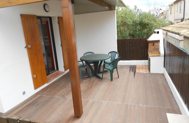 Promo Marseillan Plage F2 + terraza grande, 5 personas, cerca del mar / tiendas